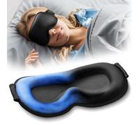 Máscara de gel para dormir 3D para compresión fría, máscara de ojos con peso para dormir, presión ocular cero, paquete frío y frío, compresa fría/caliente para ojos hinchados, apto para FSA HSA, color