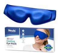 Máscara de gel refrescante para ojos hinchados: diseño mejorado de ojos completos para una mayor cobertura y alivio de enfriamiento más rápido, compresa fría para ojeras, bolsas de ojos y fatiga