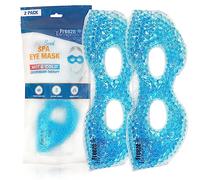 Máscara de gel terapéutica de spa con cuentas de gel de spa - Paquetes de hielo reutilizables para frío o caliente con cuentas flexibles, terapia de compresión para ojos hinchados, ojeras, dolores de