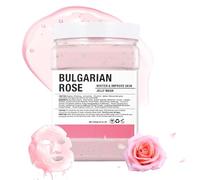 Máscara de Gelatina en Polvo para Faciales, Hidratante y Nutritivo Máscara Facial de Gelatina Peel Off, Profesional Spa Mascarilla Facial para una Hidratación Profunda y Luminosidad (Rose)