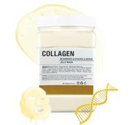 Máscara de Gelatina en Polvo para Faciales, Hidratante y Nutritivo Máscara Facial de Gelatina Peel Off, Profesional Spa Mascarilla Facial para una Hidratación Profunda y Luminosidad (Collagen)