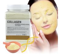 Máscara de Gelatina en Polvo para Faciales, Máscara Facial de Gelatina Hidratante y Nutritivo, Profesional Uso en Spa Mascarilla Facial en Polvo para Pelar, Hidratación Profunda 23 Fl Oz (Collagen)