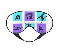 Máscara de gimnasia para máxima comodidad para dormir, ajustable, transpirable y elegante, perfecta para sensibilidad a la luz, insomnio