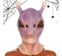 Máscara de Halloween 3D Full Head Realistic Latex Horror Cosplay | Máscara realista para cosplay, carnaval con casas, máscaras, vacaciones, fiestas, teatro, espectáculo, espectáculo familiar