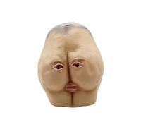 Máscara de Halloween Máscara de cara completa divertida para adultos Máscara de estilo de culo Accesorios de fiesta Máscara de látex Danza Horror Bollos para la cabeza Decoración de fiesta Divertida 1