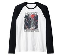 Máscara de Krampus | Kramperl T | Carrera Bartl Perchten | Camiseta Manga Raglan