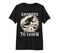 Máscara de Krampus | Kramperl T | Carrera Bartl Perchten | Camiseta Premium