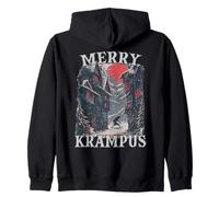 Máscara de Krampus | Kramperl T | Carrera Bartl Perchten | Sudadera con Capucha