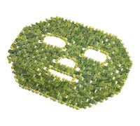 Máscara de la cara de jade, máscaras faciales de enfriamiento de jade tejido de 27x21 cm para aliviar los ojos hinchados de la hinchazón círculos oscuros