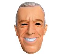 Máscara de la presidencia realista de Joe Head - disfraz para disfraz de Halloween, máscara de cabeza de látex | Halloween Cosplay Party Covering, disfraz temático político para fiesta