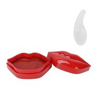 Máscara de labios de 20 piezas, máscara de labios de cerezo, almohadillas de labios hidratantes sin parabenos para tiendas antipaseos