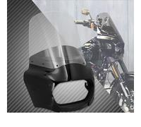 Máscara de lámpara Faro Kit De Cubierta De Parabrisas Para Motocicleta Para Softail Para FXDF Y FXFB (modelos 2018 Y Posteriores) Cubierta De Faro Delantero De 15 Pulgadas.(B)