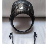 Máscara de lámpara Faro Para Rebel CMX 300 500 Faro Delantero De Motocicleta Para CMX300 CMX500 2017-2025 Máscara De Luz Cubierta De Parabrisas Carenado De Pantalla Parabrisas(Carbon Fiber)