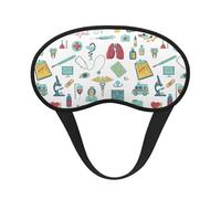 Máscara de luz con bloqueo de química biológica, ayuda para dormir, cómoda máscara opaca para dormir para viajes, yoga, cubierta suave para los ojos