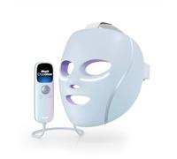 Máscara de luz LED Shark CryoGlow con tecnología efecto frío para el contorno de ojos, LED rojo y azul, tecnología de luz infrarroja, USB-C, mando a distancia, funda y correas ajustables, azul FW312EU