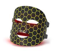 Máscara de luz roja LED de 7 colores, máscara de luz roja, máscara de silicona para uso doméstico y para llevar