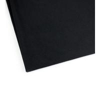 Máscara de malla de audio engrosada para altavoz de color negro, transparente, tela a prueba de polvo con elástico (0,5 m de ancho y 1,5 m, negro grueso)