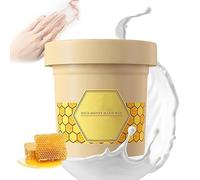 Máscara de manos con cera de leche y miel, máscara exfoliante para hidratar las manos, cera de manos con miel y leche, máscara para hidratar las manos, cuidado de las manos (1 unidad, 300 g)