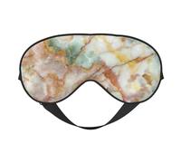 Máscara de mármol dorado para sueño profundo y relajación, ajustable, suave y transpirable para viajes, meditación y más
