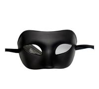 Máscara De Mascarada 4 Uds. Máscara de mascarada for hombre y mujer, máscara de baile con patrón Retro, máscaras de Color sólido, disfraz de Mardi Gras, fiesta, boda, cumpleaños(Black)