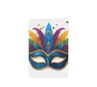 Máscara de mascarada, ambientadores para coche, 4 unidades, tarjetas perfumadas colgantes, tarjetas perfumadas para coche, tabletas de aromaterapia