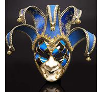 Máscara de Mascarada de Cara Completa de Venecia Máscara de Ojos Exquisita Retro para Mujer Fiesta de Niña Navidad Halloween Plástico Ecológico 17 * 44 Cm (Genericqhf82cvy10-10352710)