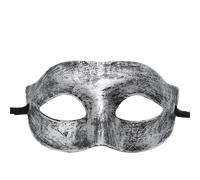 Máscara De Mascarada Máscara de mascarada de 4 piezas, máscara de Príncipe Vintage, máscara de media cara de cobre antiguo, máscaras de corona Retro, decoración de fiesta for mujer(Silver style 12)