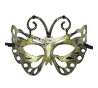 Máscara De Mascarada Máscara de mascarada de 4 piezas, máscara de Príncipe Vintage, máscara de media cara de cobre antiguo, máscaras de corona Retro, decoración de fiesta for mujer(Gold style 6)