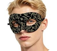 Máscara de máscaras para hombre, disfraz estilo Venecia, accesorio de bola de carnaval con construcción resistente, ayuda de con comodidad suave, estilo moderno de graduación, decorativo para