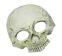 Máscara de media cara de calavera de Halloween, espuma de poliuretano, esqueleto de Pascua, carnavales, fiesta, cosplay, máscara de cráneo
