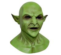 Máscara de miedo de Halloween que cubre toda la cabeza | Accesorio de disfraz de máscara de demonio aterrador para adultos - Accesorios de cabeza de látex para cosplay de Halloween, juego de rol