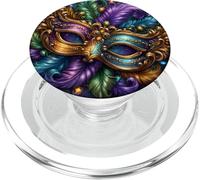 Máscara de Moda de Mardi Gras y Nueva Orleans Louisiana Cute NOLA PopSockets PopGrip para MagSafe