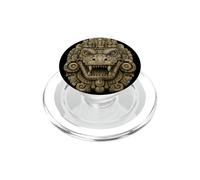 Máscara de Monstruo de la Tierra Maya Antigua Reliquia de Piedra Arte Cocodrilo PopSockets PopGrip para MagSafe