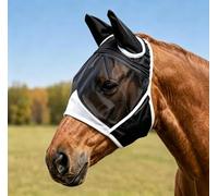 Máscara de mosca de caballo, transpirable, gran espacio para los ojos con | Diseño ergonómico que garantiza la comodidad del caballo. La malla a prueba de insectos aporta una visión clara y un ajuste