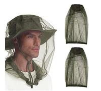 Máscara de Mosquito,Gorro mosquitera,Anti Mosquito Hat,Red de cabeza de mosquito,Máscara Cara Antimosquitos Bee Bug Insectos Gorro,Mosquitera de Cabeza Cubierta Malla,Colmenar Pesca