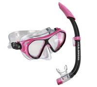 U.s. Divers Combo Dorado Ii Junior Snorkeling Set Rosa Niños
