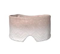 Máscara de ojeras para dormir con estampado de bonito patrón brillante, diadema ajustable para yoga, viajes, mantiene el calor y la sombra cómoda