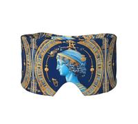 Máscara de ojeras para dormir con estampado de diosa de amor, bloquea la luz, ajustable, ideal para viajes, meditación y yoga