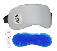 Máscara de ojo con calefacción para ojos secos 3 modos máscara de ojo caliente vibrante con masajeador recargable de USB enfriamiento caliente con 15 minutos de tiempo para ojos cansados estilo 2