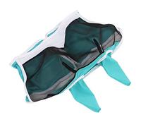 Máscara de ojo de caballo, satén de alta elasticidad, material de malla, máscara de mosca de caballo con malla de orejas, máscara de mosca de caballo desmontable para caballos (S)