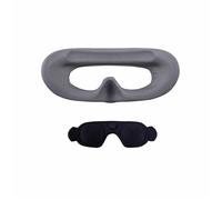 Máscara de Ojos Adecuada para DJI AVATA 2 Goggles 3 Relleno de Esponja de Espuma para Ojos Funda de Cojín Cómoda para Ojos Accesorios de Relleno Facial (Grey+dust cover)
