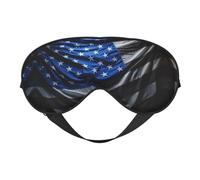Máscara de ojos American Thin Blue Line Flag2 para dormir, máscara de sueño que bloquea perfectamente la luz para mujeres y hombres, diadema suave y cómoda para viajar
