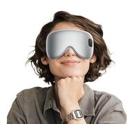 Máscara de ojos calentada, compresa térmica inalámbrica para ojos secos, relajar la fatiga ocular, máscara eléctrica cálida para dormir en avión para mujeres, máscara de ojos opaca para viajes, regalo