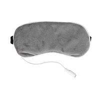 Máscara de Ojos Calentada por USB Eléctrica, Máscara de Ojos de Lavanda con Sombra de Vapor, Masajeador de Ojos Portátil para Aliviar la Blefaritis, Sequedad, Estrés, Ojos Hinchados(gris)
