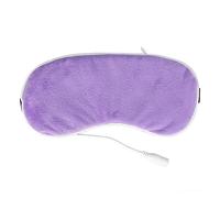 Máscara de Ojos Calentada, Portátil Masajeador Ojo Sleep Travel Mascara Seco Caliente Eléctrica USB para Dormir Tratamiento la Blefaritis Alivio del Insomnio Terapéutico Cálido (Púrpura)