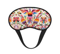 Máscara de ojos colorida con estampado de paloma negra, con buen efecto de sombreado, es una opción ideal para viajes, meditación, etc
