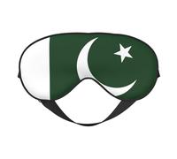 Máscara de ojos cómoda con estampado de bandera de Pakistán, cobertura completa, ligera, para hombres y mujeres, viajes al aire libre, relajación
