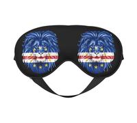 Máscara de ojos con bandera de Cabo Verde, con bloqueo de luz, antifaz suave sin presión con correa elástica para casa, viajes, oficina, siesta, yoga.