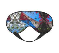 Máscara de ojos con bandera de Puerto Rico para dormir, máscara de sueño que bloquea perfectamente la luz para mujeres y hombres, diadema suave y cómoda para viajar
