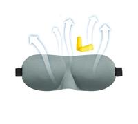 Máscara de ojos con bloqueo de luz: máscara de oscurecimiento transpirable para la noche, máscara de ojos 3D opaca, para casa, avión, yoga, siesta, relajación, calma y